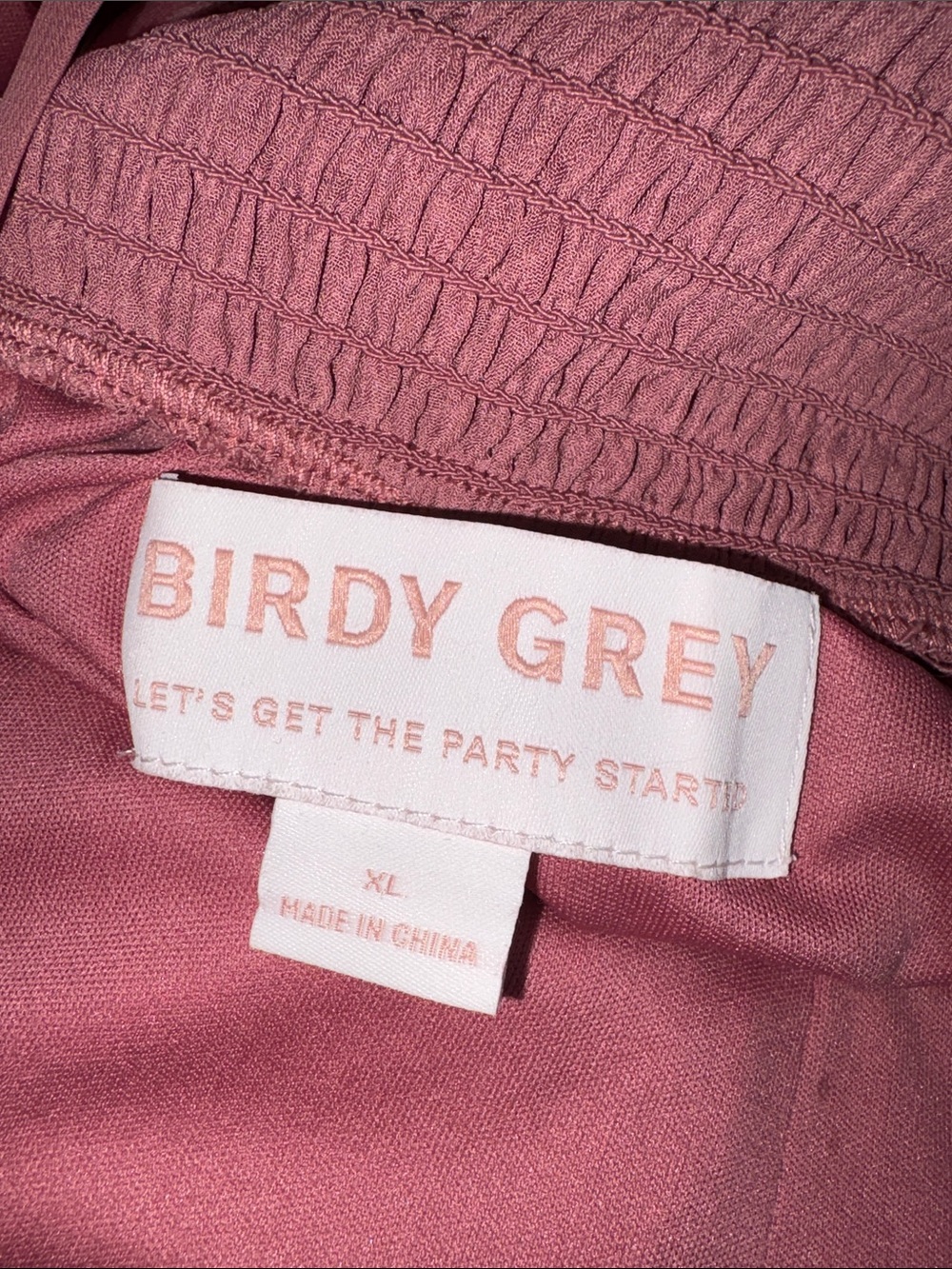 Birdy Grey Tiered Ruffle Maxi Dress - Dusty Rose - Picture 3 of 7